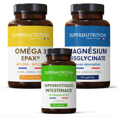 Oméga 3, magnésium et probiotiques intestinaux