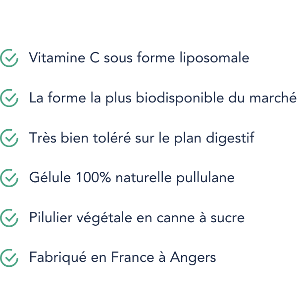 Liste des bénéfices du produit