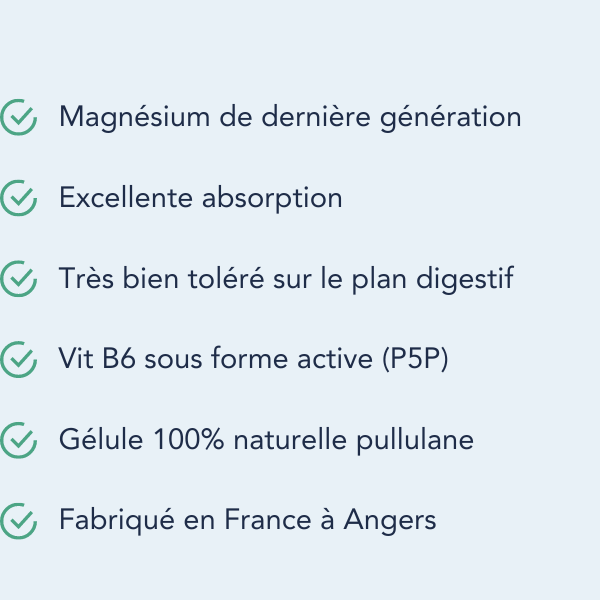 Liste des bénéfices du produit