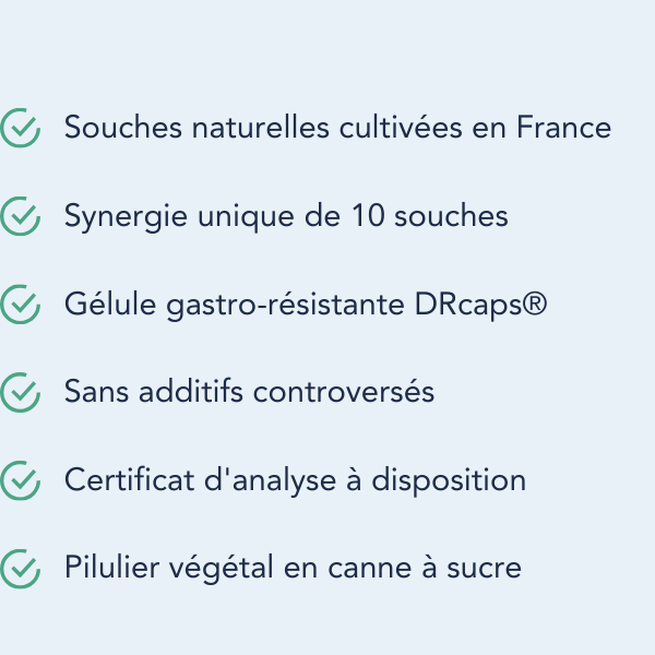 Bienfaits probiotiques flore intestinale