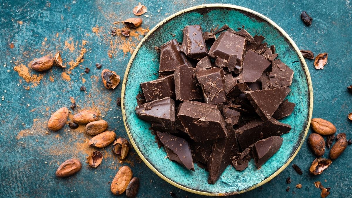 Chocolat noir riche en magnésium