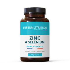 complément zinc sélénium bisglycinate sélénométhionine supernutrition
